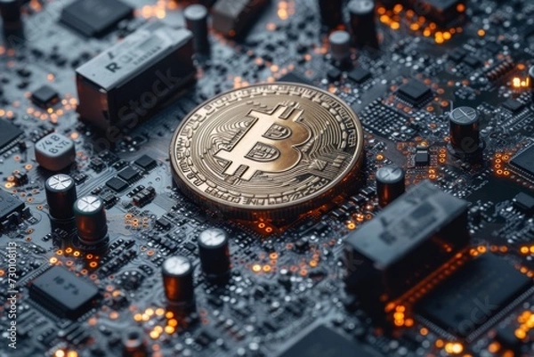 Obraz Bitcoin Kryptowährung digital Geld Börse