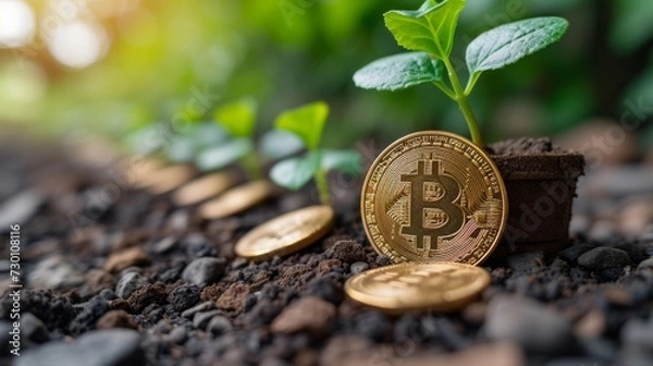 Obraz Bitcoin Kryptowährung digital Geld Börse