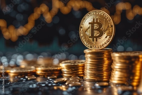 Obraz Bitcoin Kryptowährung digital Geld Börse