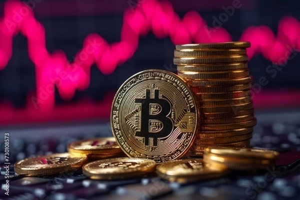 Obraz Bitcoin Kryptowährung digital Geld Börse