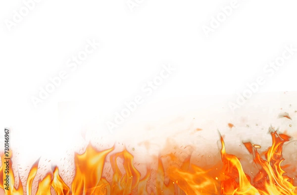 Obraz Fire flame, transparent