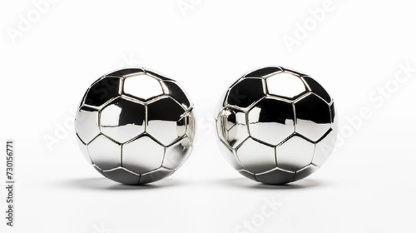 Obraz soccer balls isolated on white