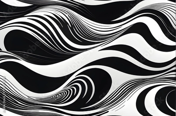 Obraz black and white background