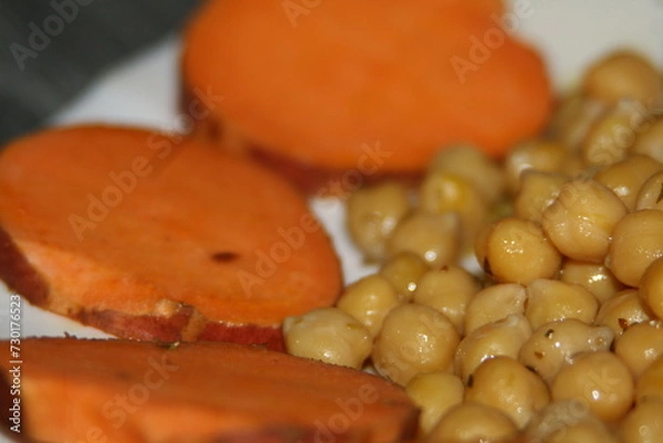 Obraz Ceci e patata dolce