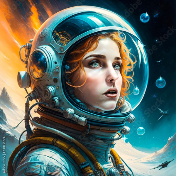 Obraz Kosmonautka