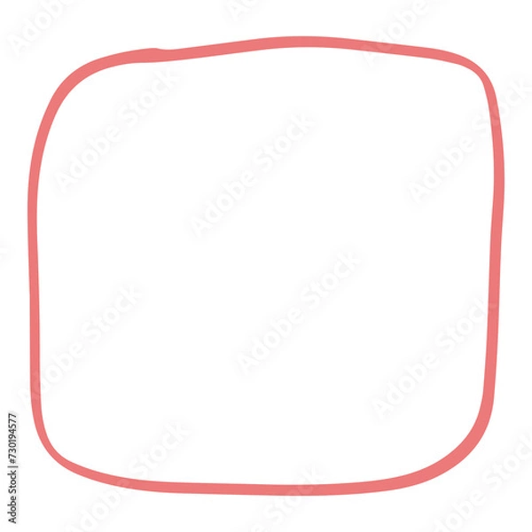 Fototapeta square red frame for text