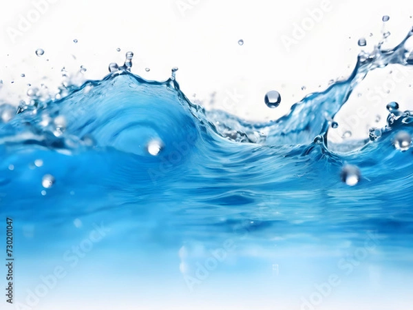 Obraz water splash isolated on white background