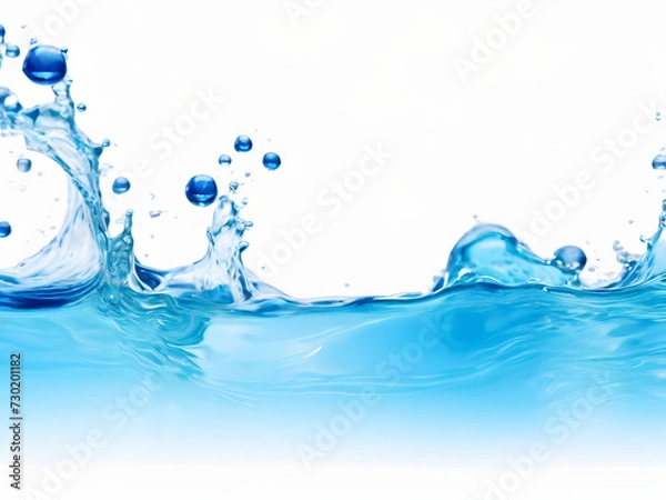 Obraz water splash isolated on white background