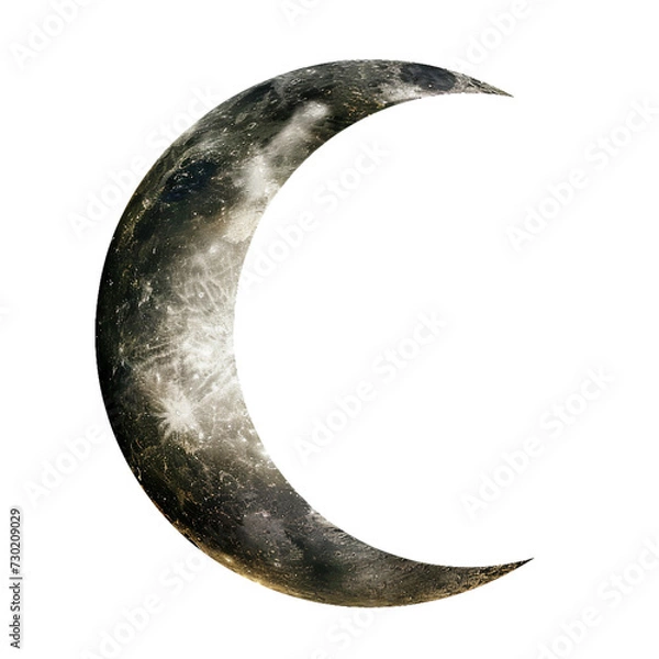 Fototapeta Crescent, transparent background.
