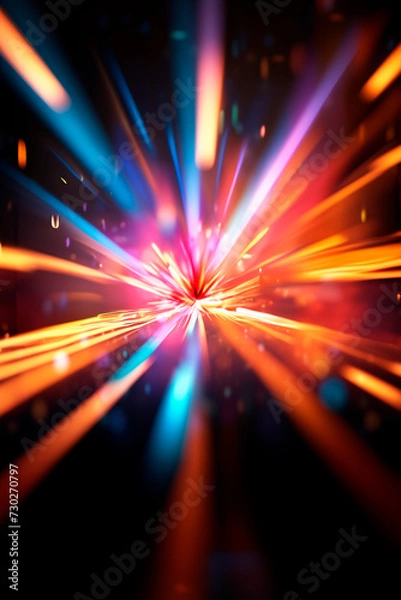 Obraz speed motion blur background. vertical format