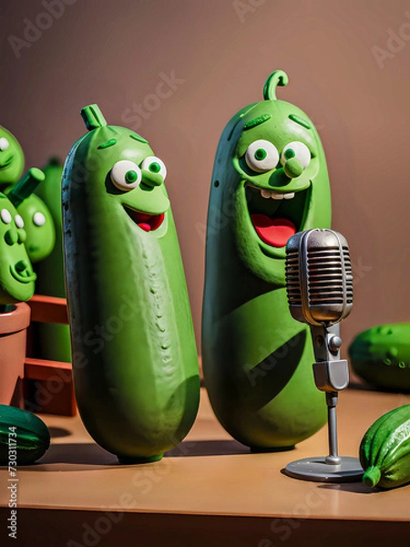 Obraz Śpiewające ogórki