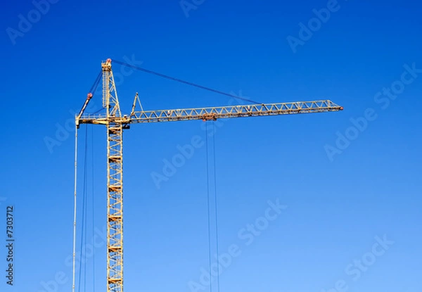 Fototapeta Construction Crane