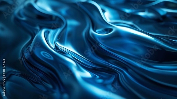 Fototapeta Abstract Blue Background with Smoke 8K Realistic
