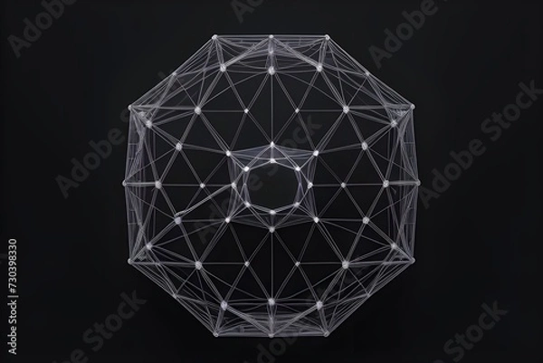 Fototapeta background with triangles