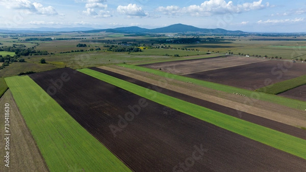 Obraz Pola na tle Ślęży