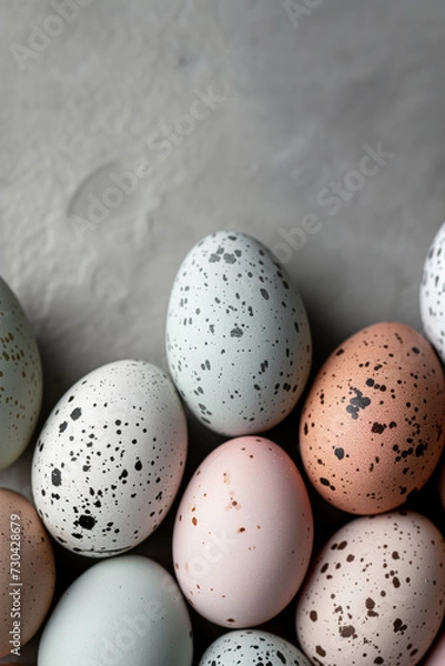 Obraz Natural colours easter eggs