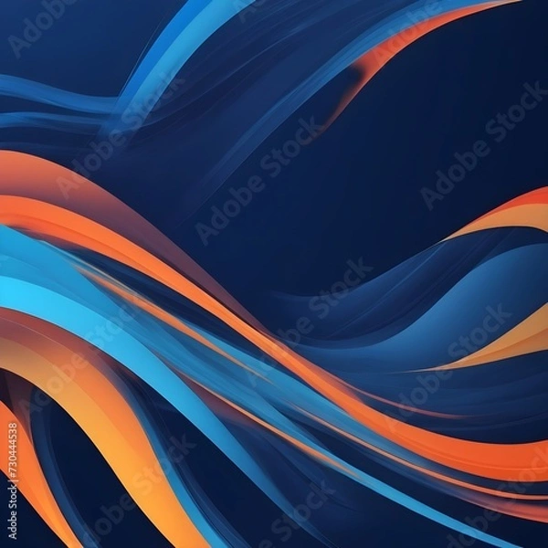 Fototapeta Modern abstract high-speed movement. Colorful dynamic motion on blue background. Movement sport pattern for banner or poster design background concept.