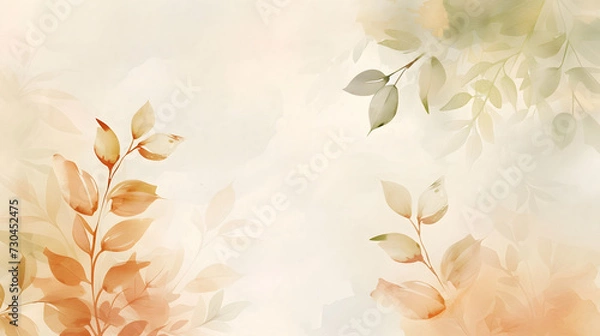 Fototapeta Beautiful flower blossom pale background wallpaper for text and presentations, flower texture, floral design, pale colored background wallpaper for presentation