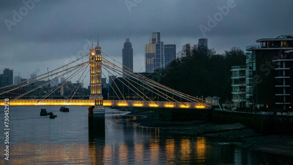 Fototapeta Albert Bridge night