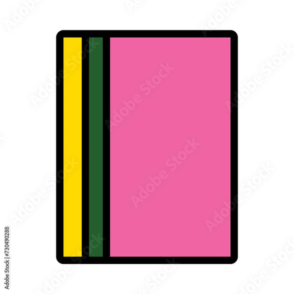 Fototapeta Abstract Shape Geometry Filled Outline Icon