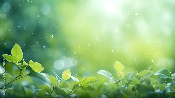 Obraz Spring nature background, ecology and healthy environment concept