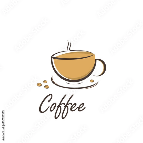 Obraz international coffee day design vector, coffee design inspiration