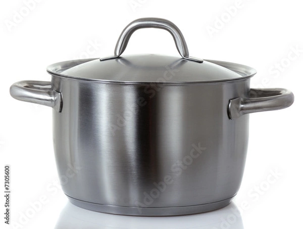 Obraz patelnia ze stali nierdzewnej