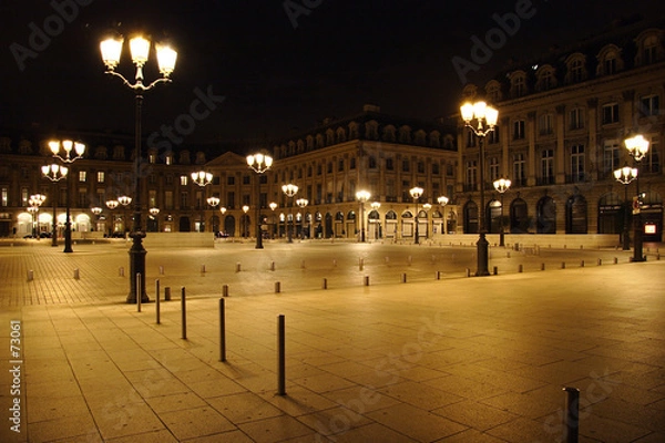 Obraz place vendome la nuit