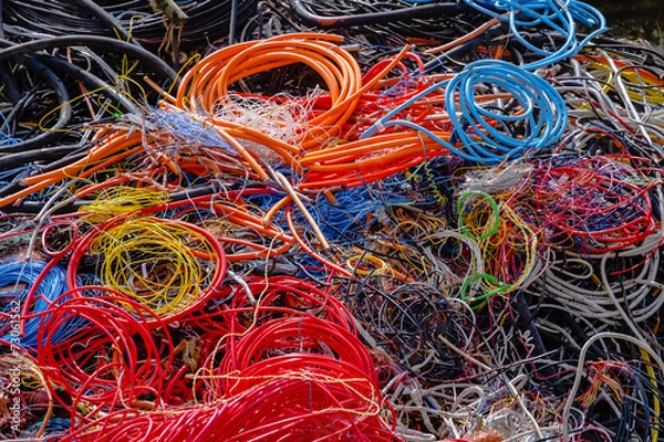 Obraz Kabel Recycling