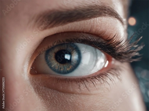 Fototapeta Eye hair 
