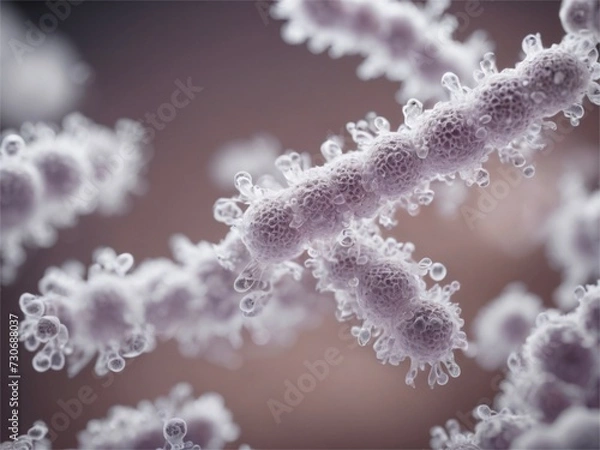 Fototapeta Microscope Virus 