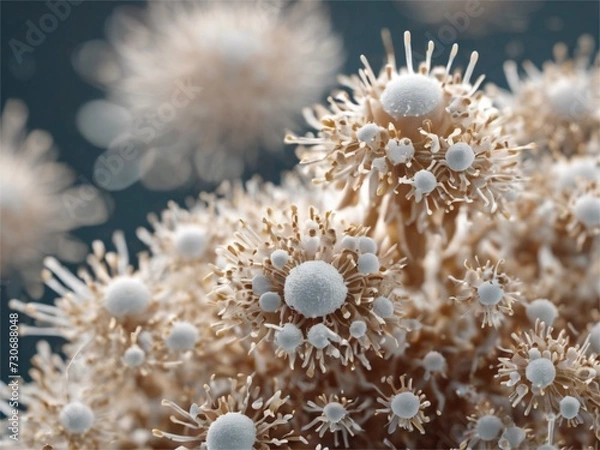 Fototapeta Microscope Virus 