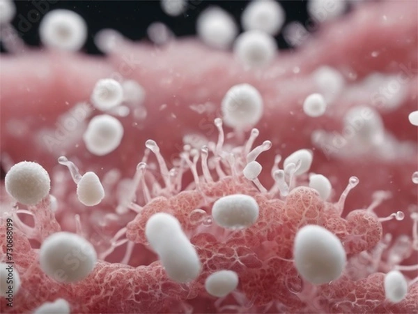 Fototapeta Microscope Virus 