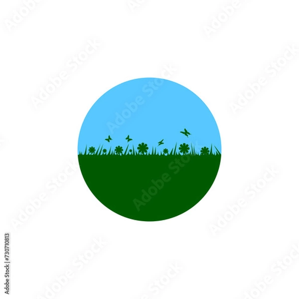 Fototapeta Nature icon isolated on transparent background