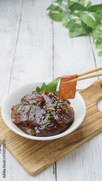 Fototapeta 和食｜マグロのしょう油漬け　イメージ