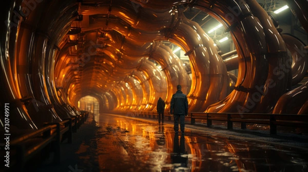 Obraz Enchanting European Architectural Marvels: Exploring Medieval Arches, Palaces, and Abbeys in Historic Cities, generative AI