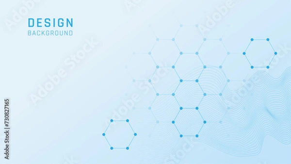 Obraz Background image graphic vector with modern minimalist abstract element