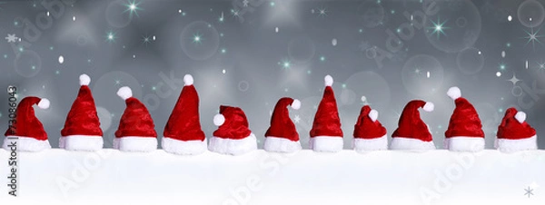 Fototapeta Background for christmas with mitre