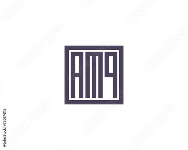 Fototapeta AMQ Logo design vector template