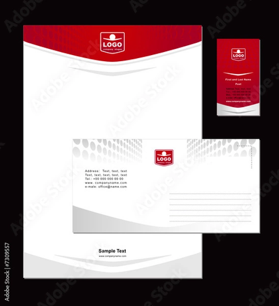 Obraz Corporate Identity Template Vector 4