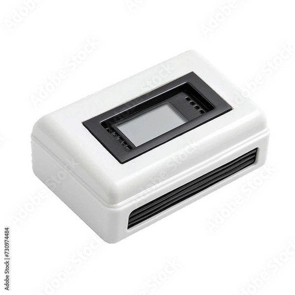 Fototapeta Ambient temperature sensor, transparent background, isolated image, generative AI