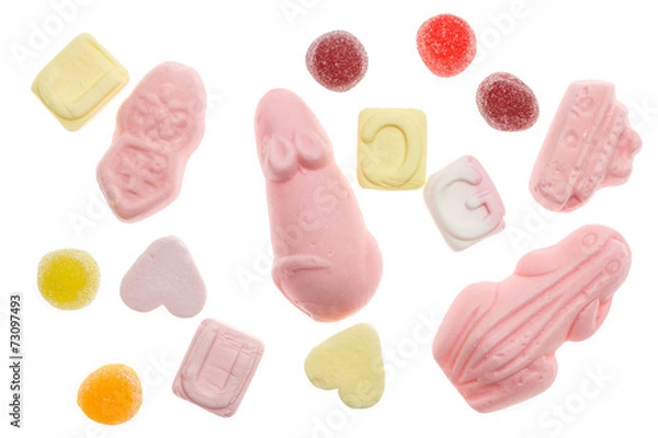 Fototapeta Colorful assorted candy Sinterklaas