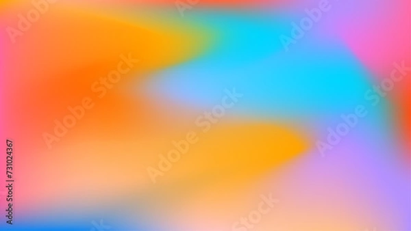 Obraz Colorful Abstract Art with Gradient Background and Blurred Effect