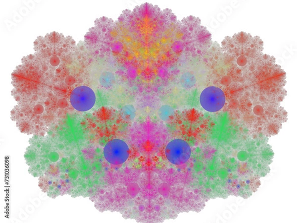 Fototapeta colorful abstraction fractal