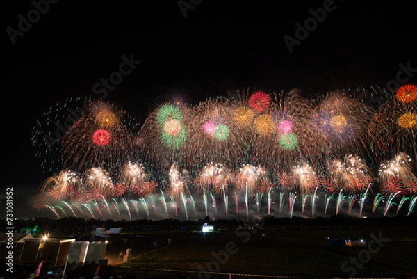 Fototapeta 酒田市の花火大会
