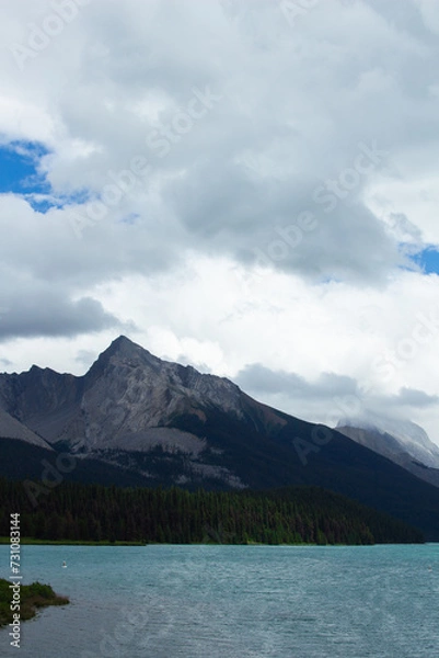 Obraz lake in the mountains in summer