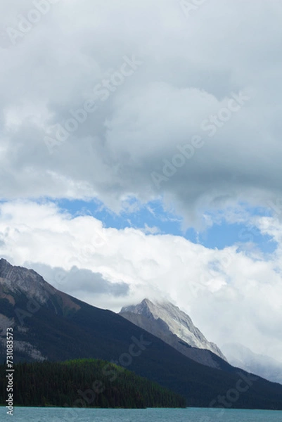 Obraz clouds over the mountains