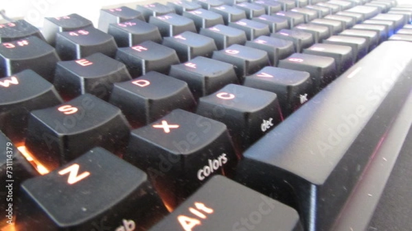 Obraz keyboard close up