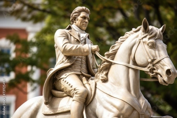Fototapeta Paul Revere statue