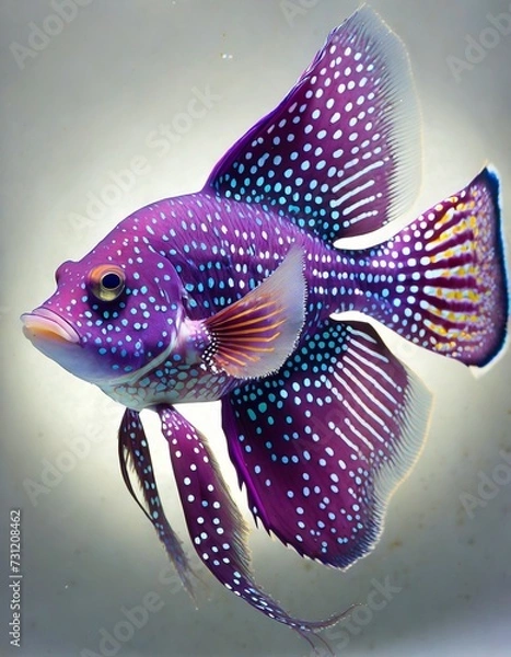 Fototapeta Purple Fire fish